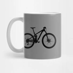 Full suspension mountain bike - MTB silhouette Mug